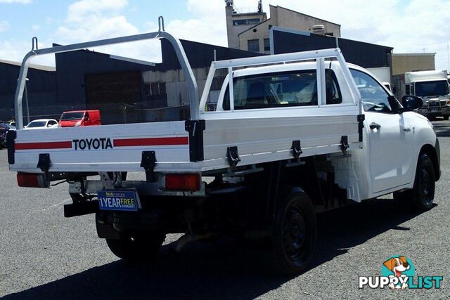 2017 TOYOTA HILUX WORKMATE GUN122R UTE TRAY, 2 DOORS, 2 SEATS