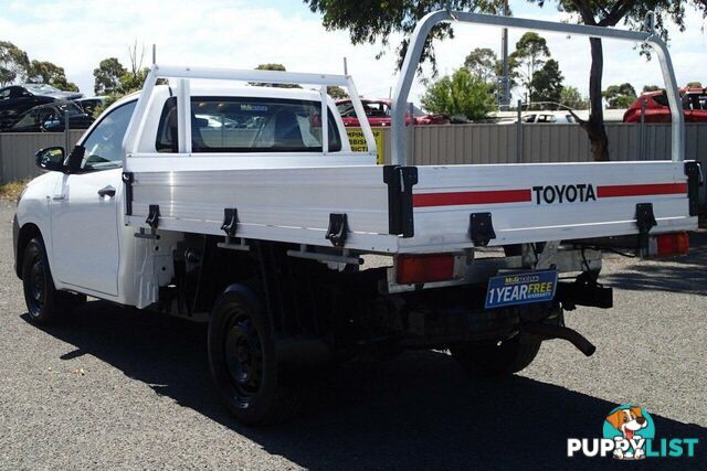 2017 TOYOTA HILUX WORKMATE GUN122R UTE TRAY, 2 DOORS, 2 SEATS