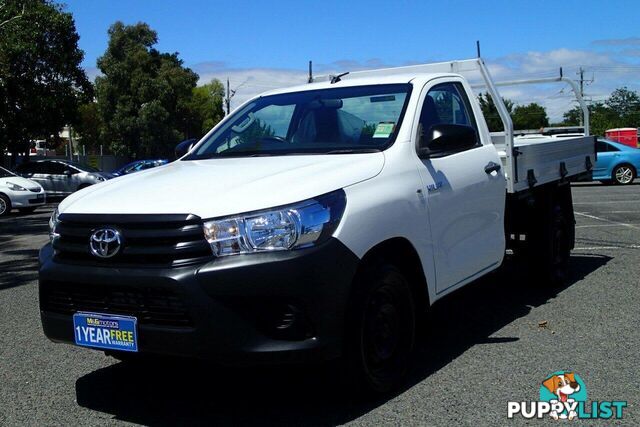 2017 TOYOTA HILUX WORKMATE GUN122R UTE TRAY, 2 DOORS, 2 SEATS