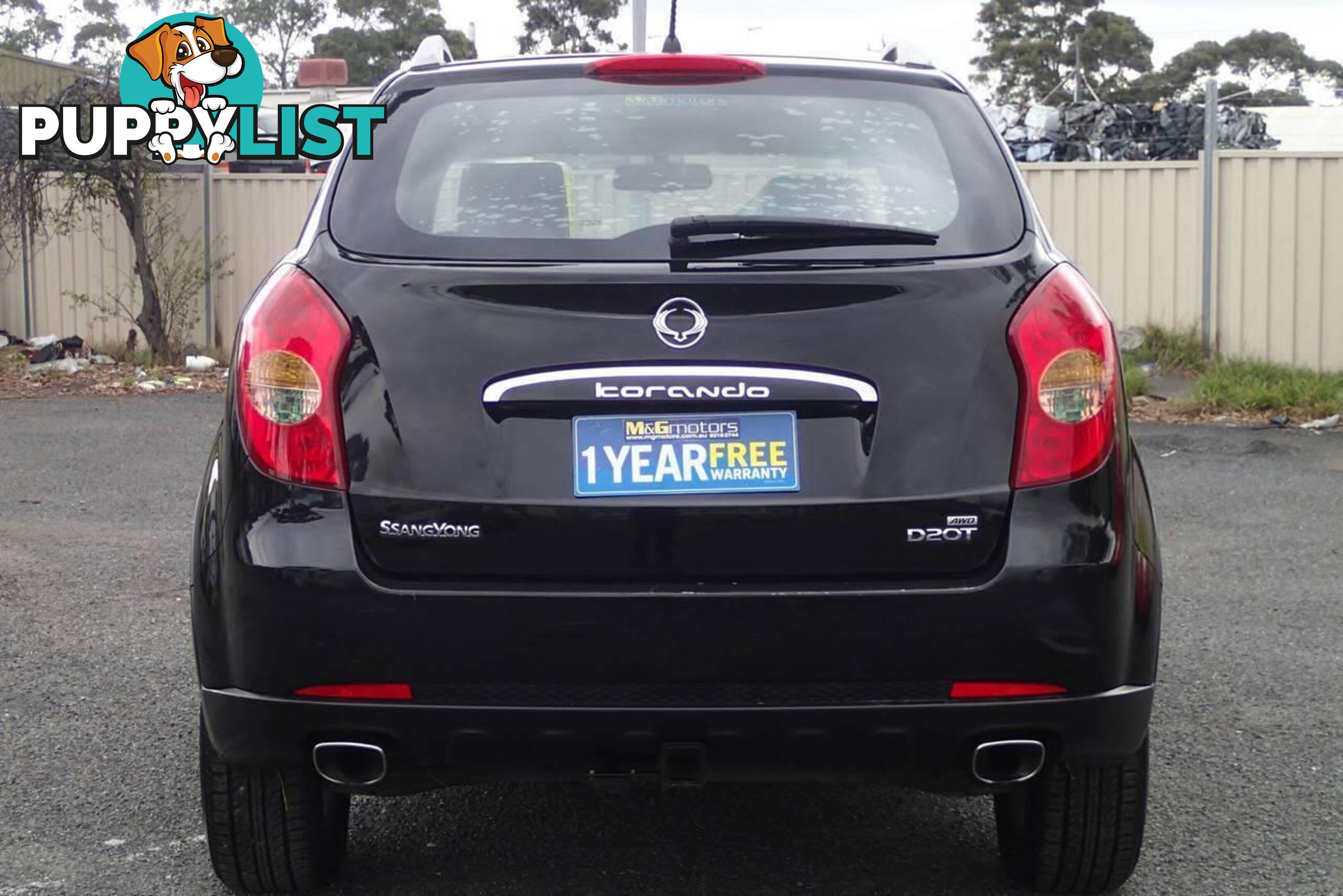 2011 SSANGYONG KORANDO SX C200 SUV, 4 DOORS, 5 SEATS