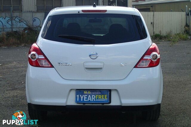 2010 NISSAN TIIDA ST C11 MY07 HATCH, 5 DOORS, 5 SEATS