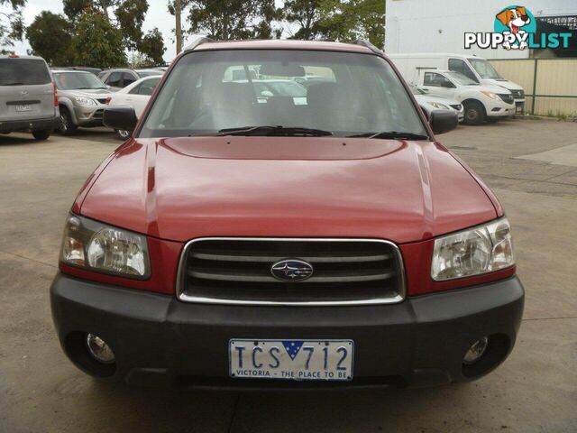 2004 SUBARU FORESTER X MY04 SUV, 4 DOORS, 5 SEATS