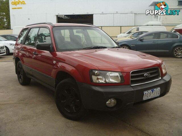 2004 SUBARU FORESTER X MY04 SUV, 4 DOORS, 5 SEATS