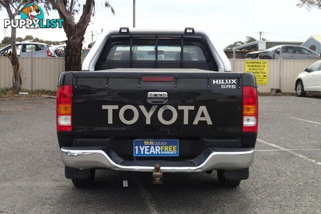 2005 TOYOTA HILUX SR GGN15R UTE TRAY, 4 DOORS, 5 SEATS