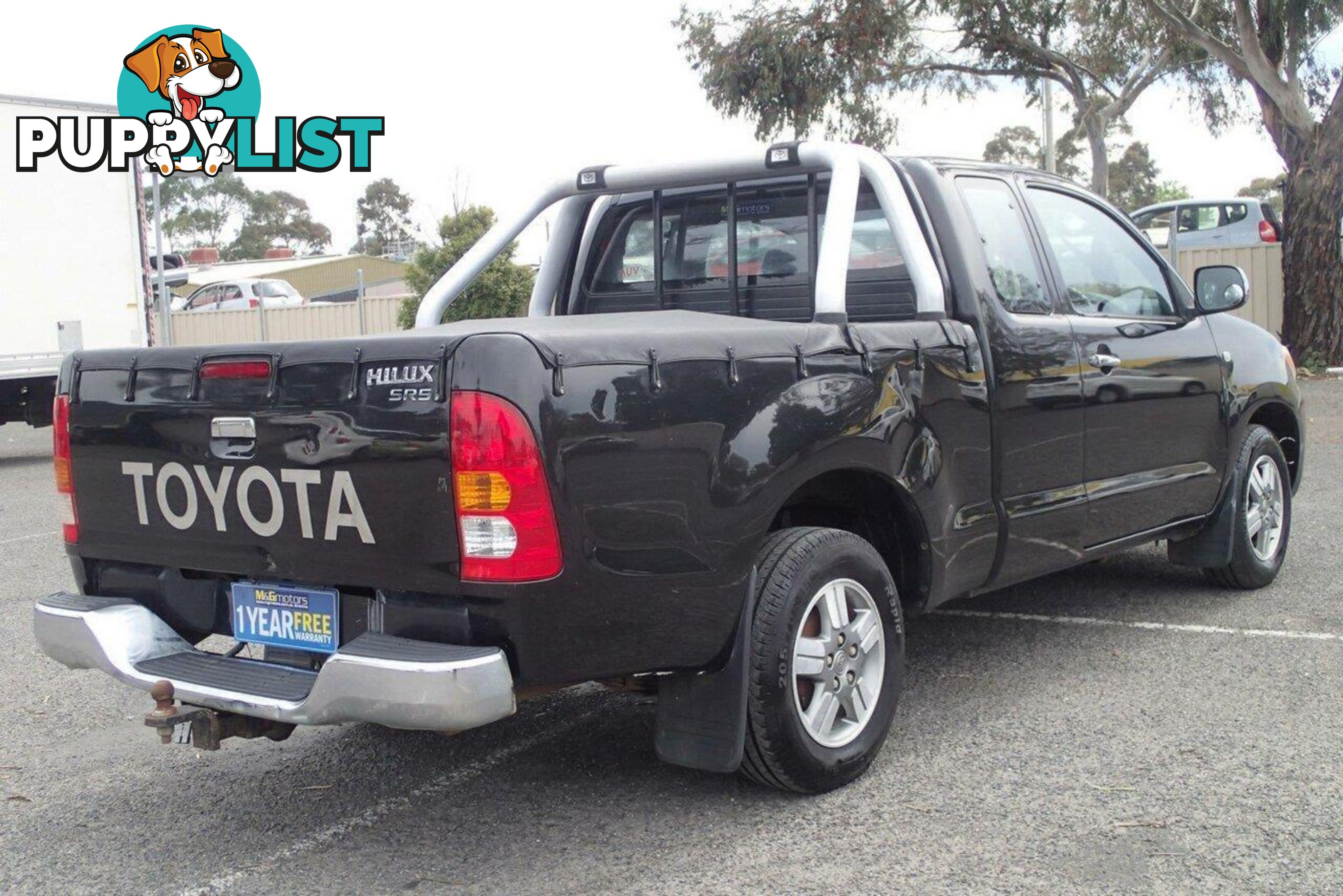 2005 TOYOTA HILUX SR GGN15R UTE TRAY, 4 DOORS, 5 SEATS