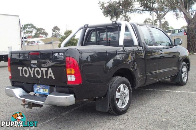 2005 TOYOTA HILUX SR GGN15R UTE TRAY, 4 DOORS, 5 SEATS