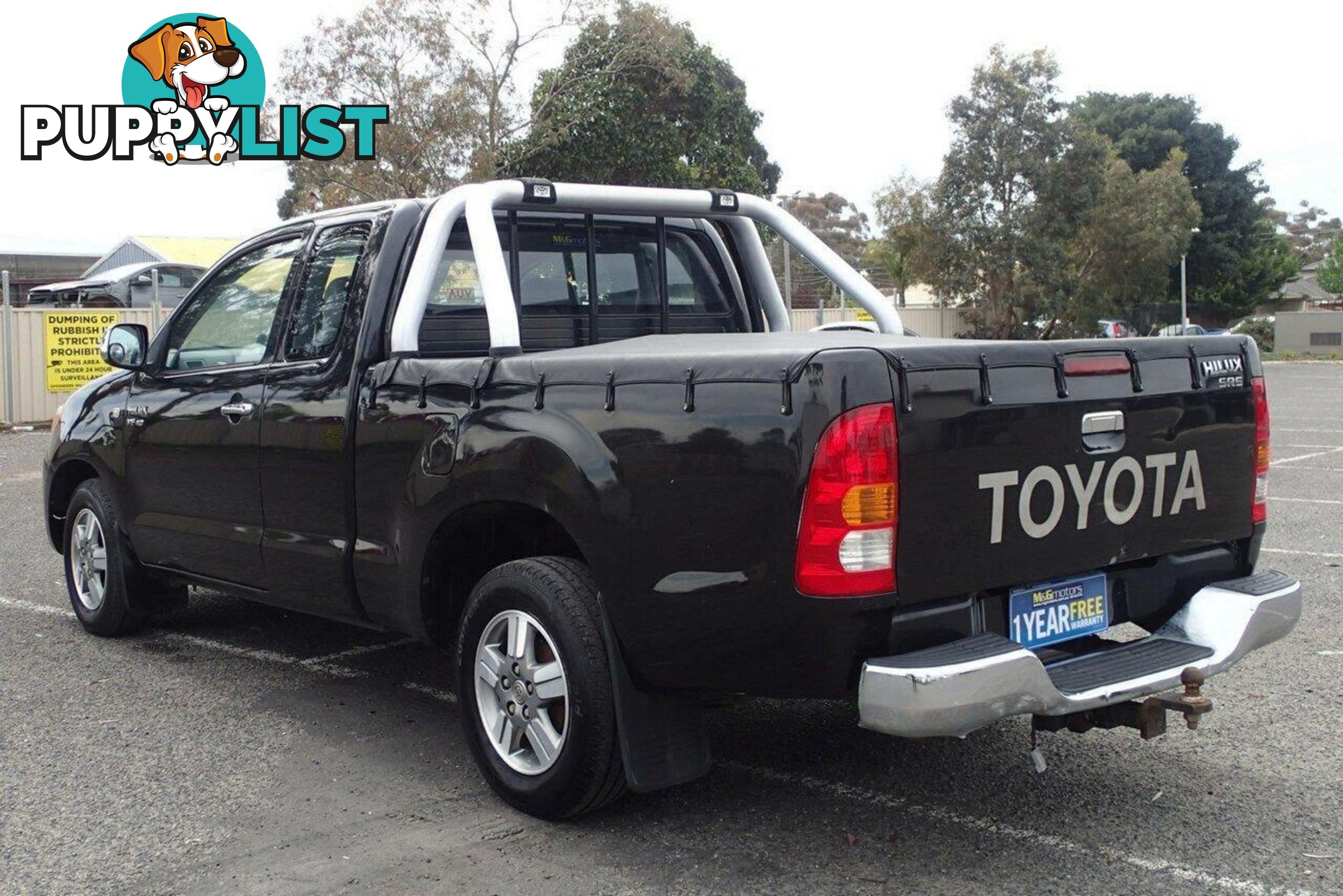 2005 TOYOTA HILUX SR GGN15R UTE TRAY, 4 DOORS, 5 SEATS