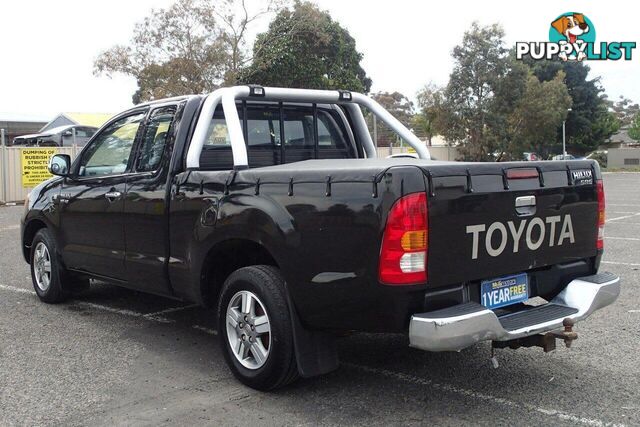 2005 TOYOTA HILUX SR GGN15R UTE TRAY, 4 DOORS, 5 SEATS