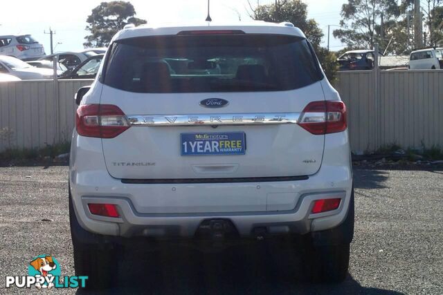2017 FORD EVEREST TITANIUM UA MY17 SUV, 4 DOORS, 7 SEATS