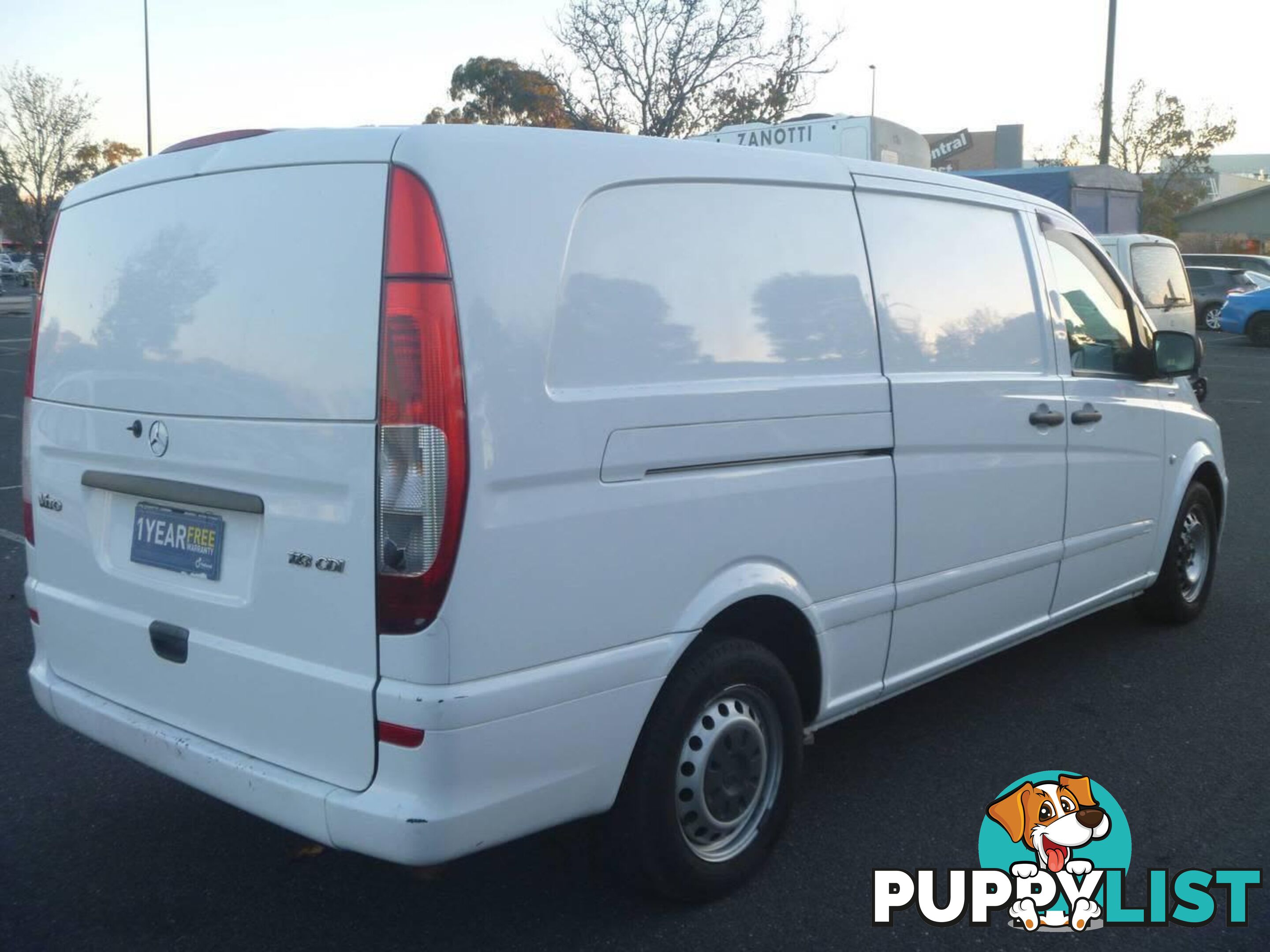 2011 MERCEDES-BENZ VITO 111CDI EXTRA LONG MY10 COMMERCIAL, 4 DOORS, 2 SEATS