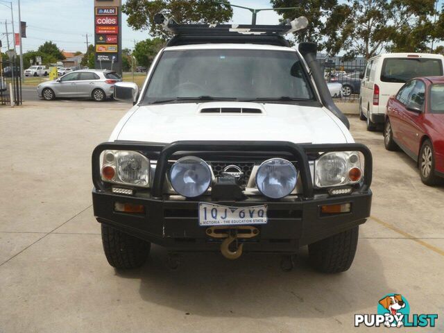 2012 NISSAN NAVARA ST-R (4X4) D22 SERIES 5 UTE TRAY, 4 DOORS, 5 SEATS