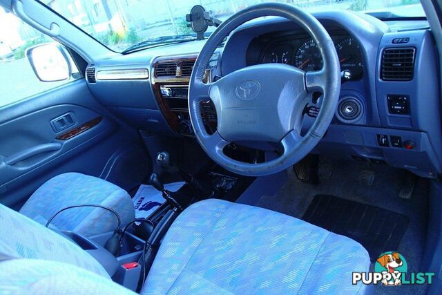 2001 TOYOTA LANDCRUISER PRADO GXL (4X4) KZJ95R SUV, 4 DOORS, 8 SEATS