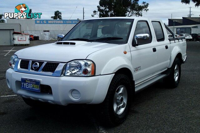 2013 NISSAN NAVARA DX (4X4) D22 SERIES 5 UTE TRAY, 2 DOORS, 3 SEATS