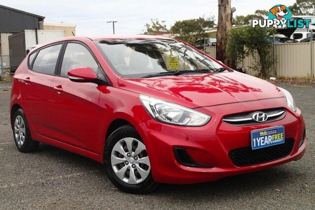 2016 HYUNDAI ACCENT ACTIVE RB4 MY16 HATCH, 5 DOORS, 5 SEATS