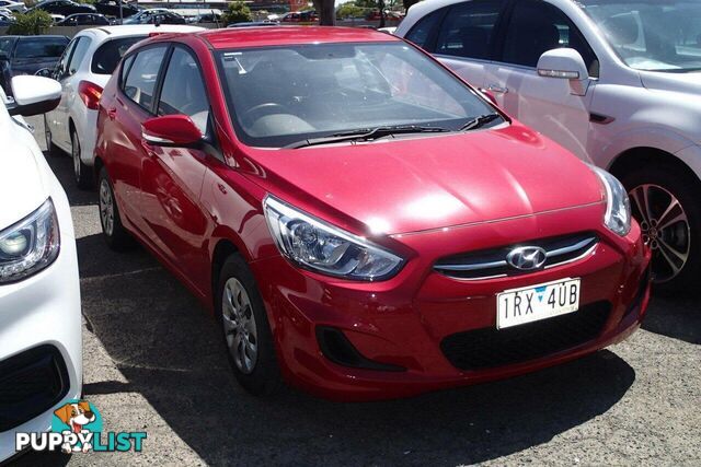 2016 HYUNDAI ACCENT ACTIVE RB4 MY16 HATCH, 5 DOORS, 5 SEATS