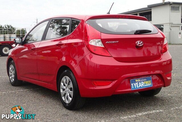 2016 HYUNDAI ACCENT ACTIVE RB4 MY16 HATCH, 5 DOORS, 5 SEATS