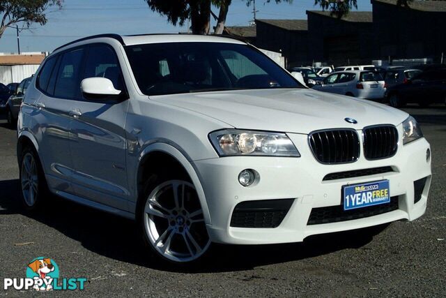 2011 BMW X3 XDRIVE 20D F25 SUV, 4 DOORS, 5 SEATS