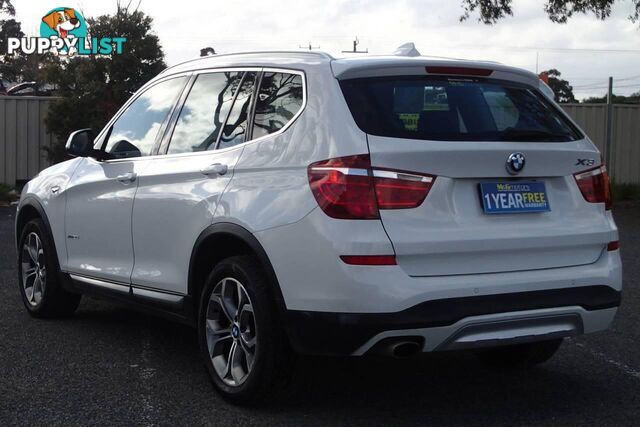 2016 BMW X3 XDRIVE 20D F25 MY17 SUV, 4 DOORS, 5 SEATS