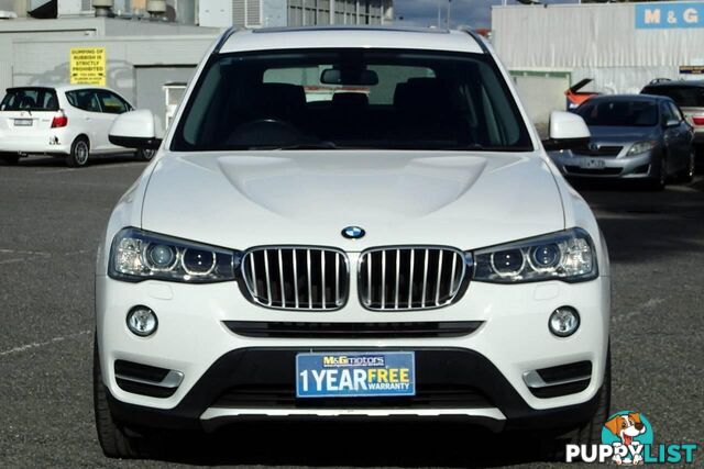 2016 BMW X3 XDRIVE 20D F25 MY17 SUV, 4 DOORS, 5 SEATS