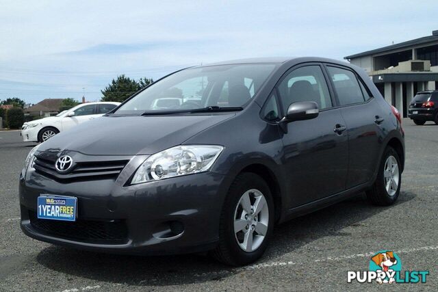 2010 TOYOTA COROLLA ASCENT ZRE152R MY11 HATCH, 5 DOORS, 5 SEATS