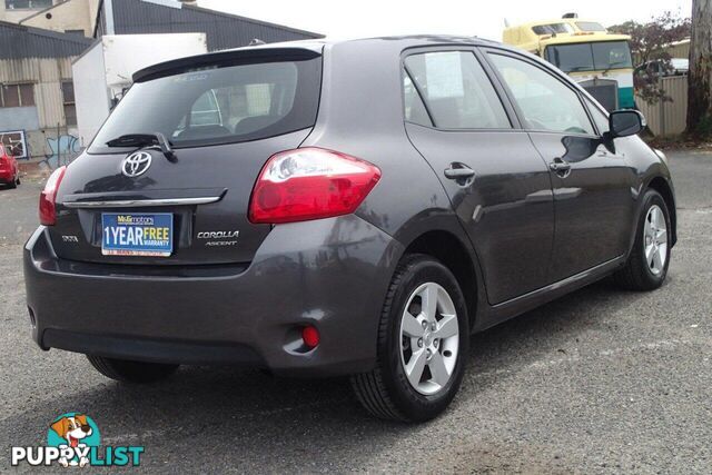 2010 TOYOTA COROLLA ASCENT ZRE152R MY11 HATCH, 5 DOORS, 5 SEATS