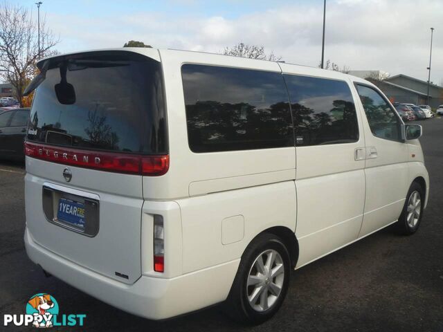 2002 NISSAN EL GRANDE 8 SEAT RIDER  -