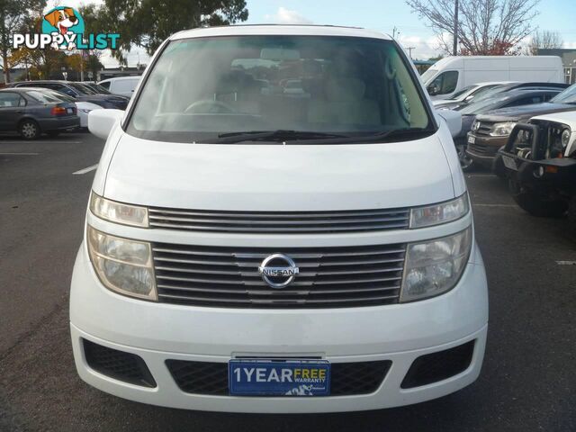 2002 NISSAN EL GRANDE 8 SEAT RIDER  -