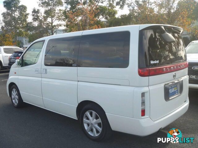 2002 NISSAN EL GRANDE 8 SEAT RIDER  -