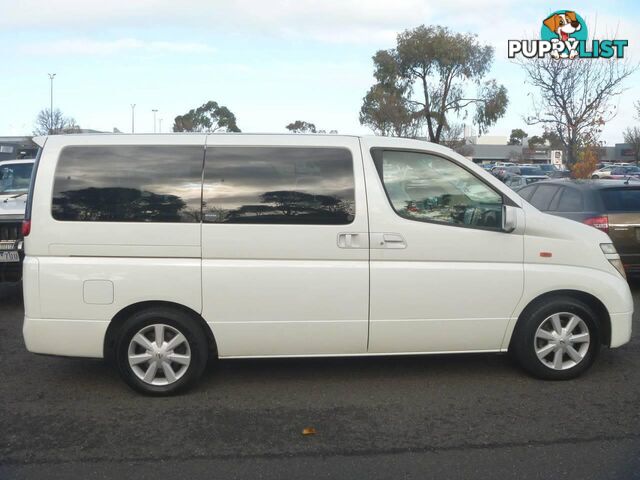 2002 NISSAN EL GRANDE 8 SEAT RIDER  -
