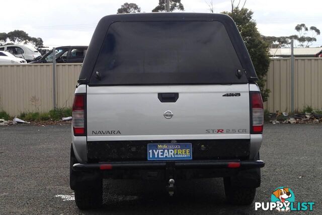 2012 NISSAN NAVARA ST-R (4X4) D22 SERIES 5 UTE TRAY, 4 DOORS, 5 SEATS