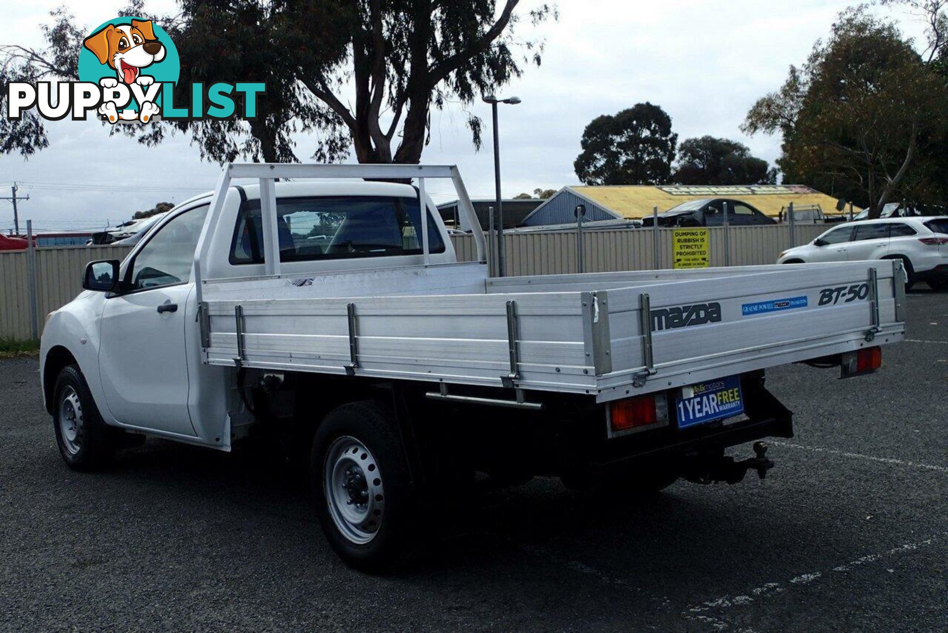 2015 MAZDA BT-50 XT (4X2) MY13 UTE TRAY, 2 DOORS, 3 SEATS