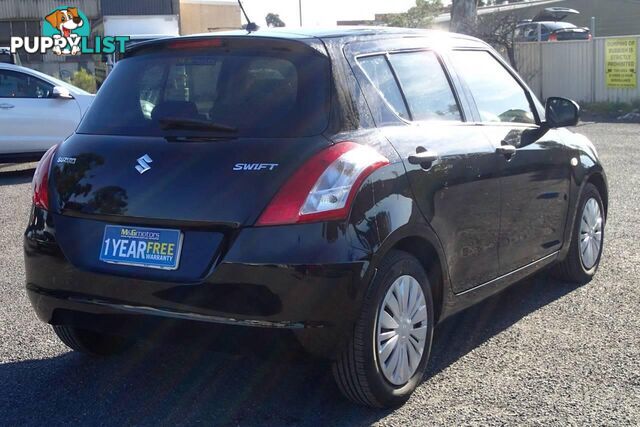 2013 SUZUKI SWIFT GL FZ MY13 HATCH, 5 DOORS, 5 SEATS