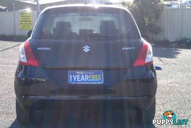 2013 SUZUKI SWIFT GL FZ MY13 HATCH, 5 DOORS, 5 SEATS