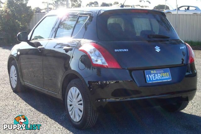 2013 SUZUKI SWIFT GL FZ MY13 HATCH, 5 DOORS, 5 SEATS