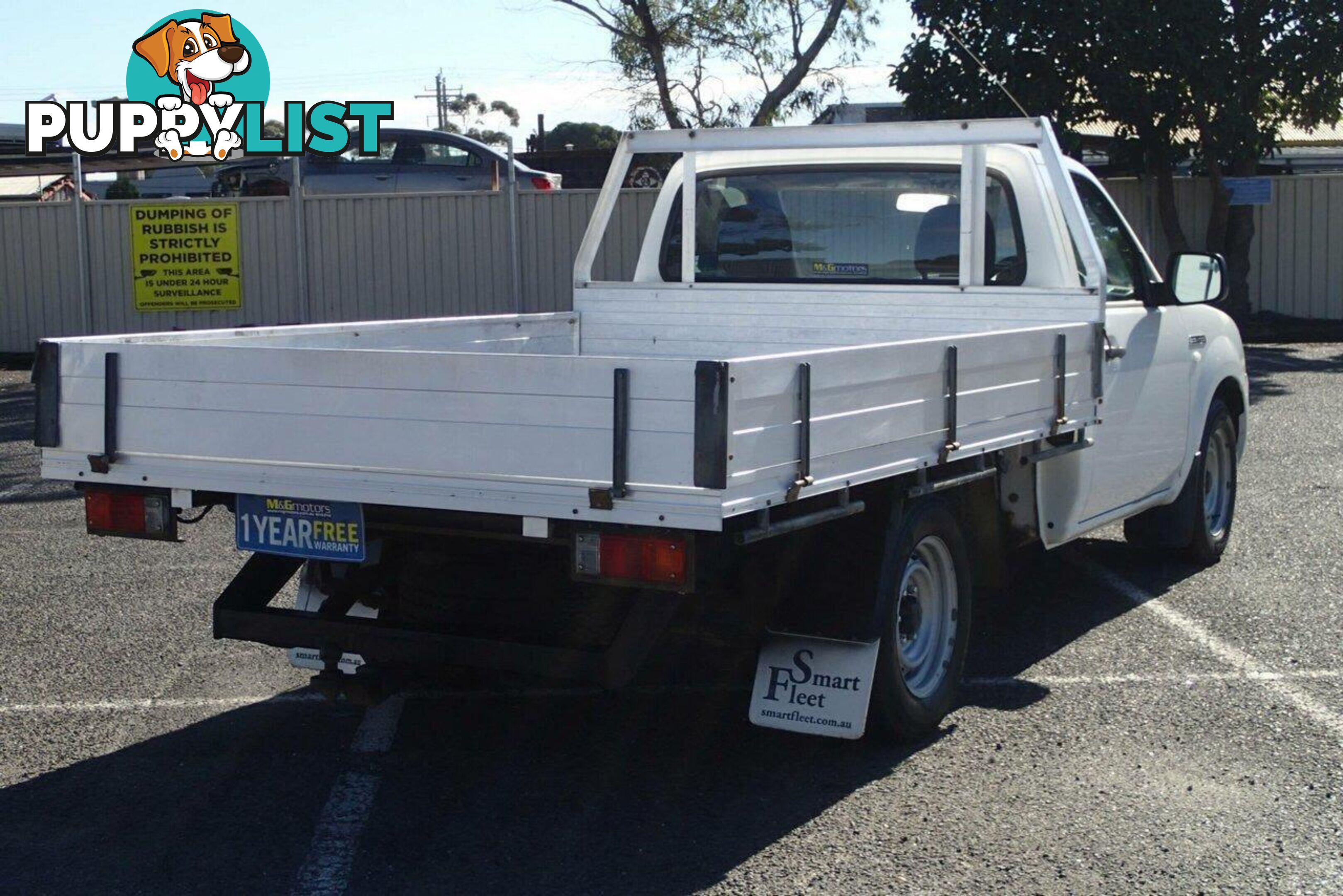 2008 FORD RANGER XL (4X2) PJ 07 UPGRADE UTE TRAY, 2 DOORS, 2 SEATS