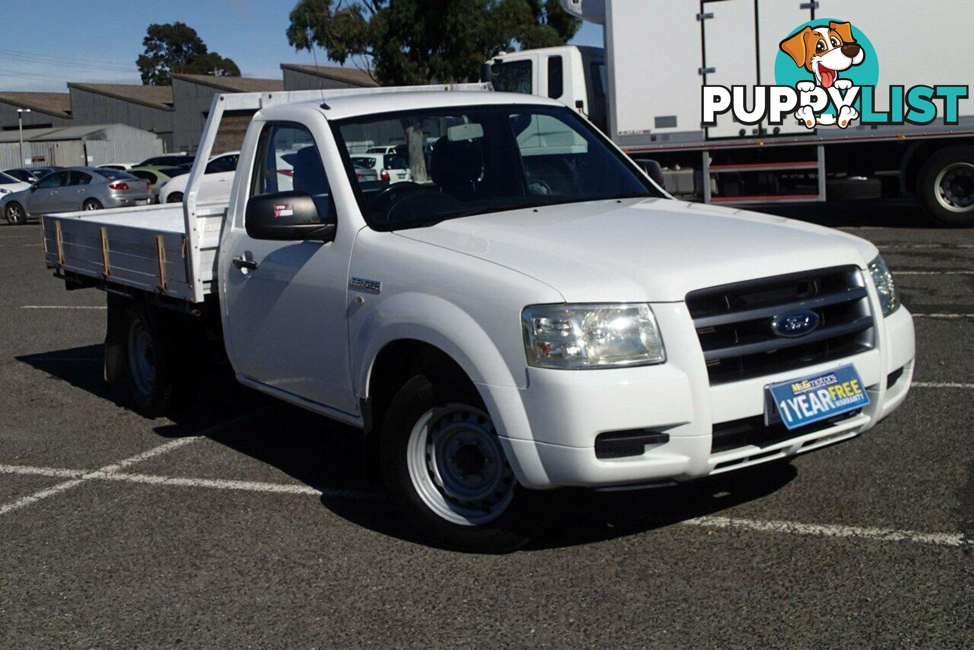 2008 FORD RANGER XL (4X2) PJ 07 UPGRADE UTE TRAY, 2 DOORS, 2 SEATS