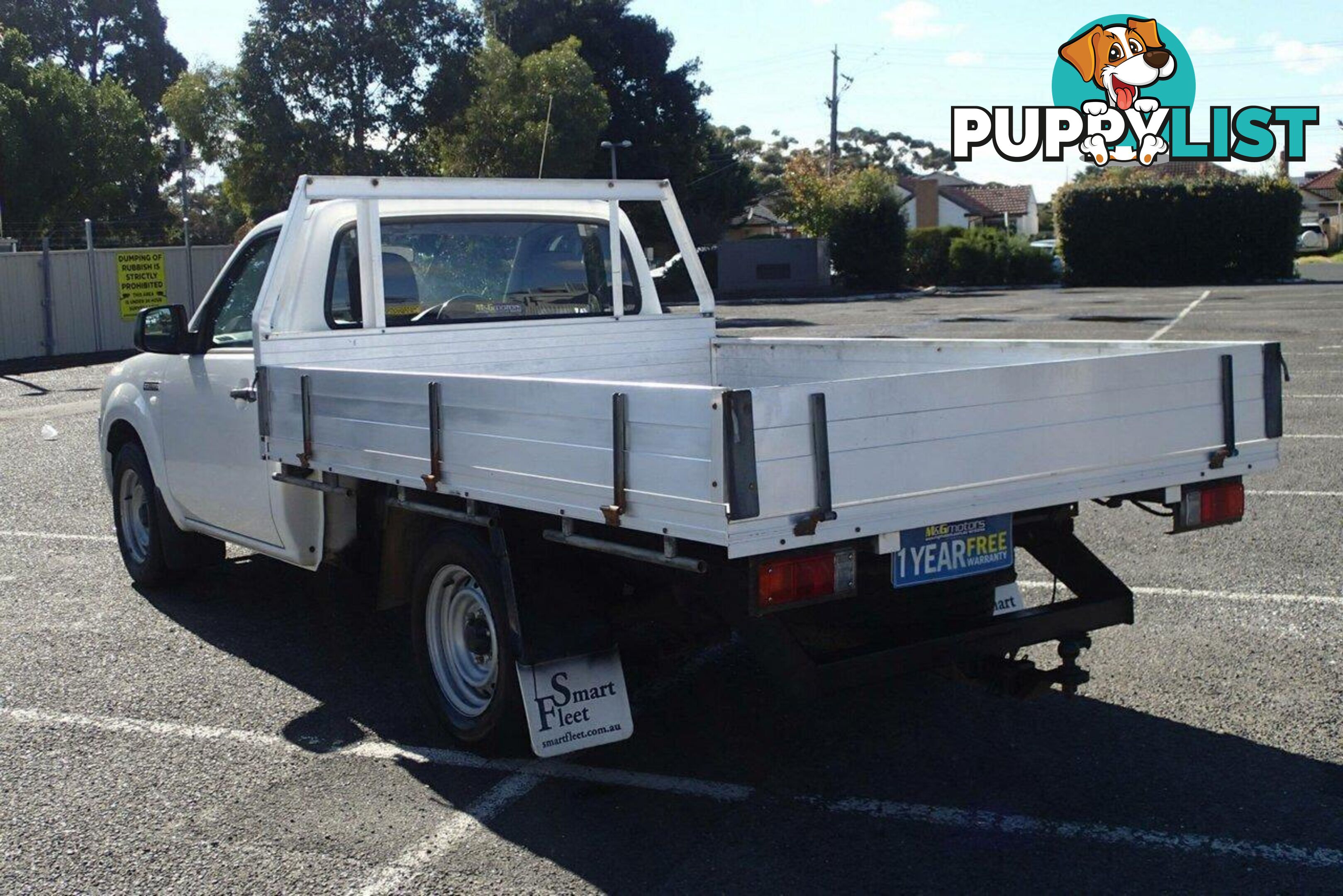 2008 FORD RANGER XL (4X2) PJ 07 UPGRADE UTE TRAY, 2 DOORS, 2 SEATS