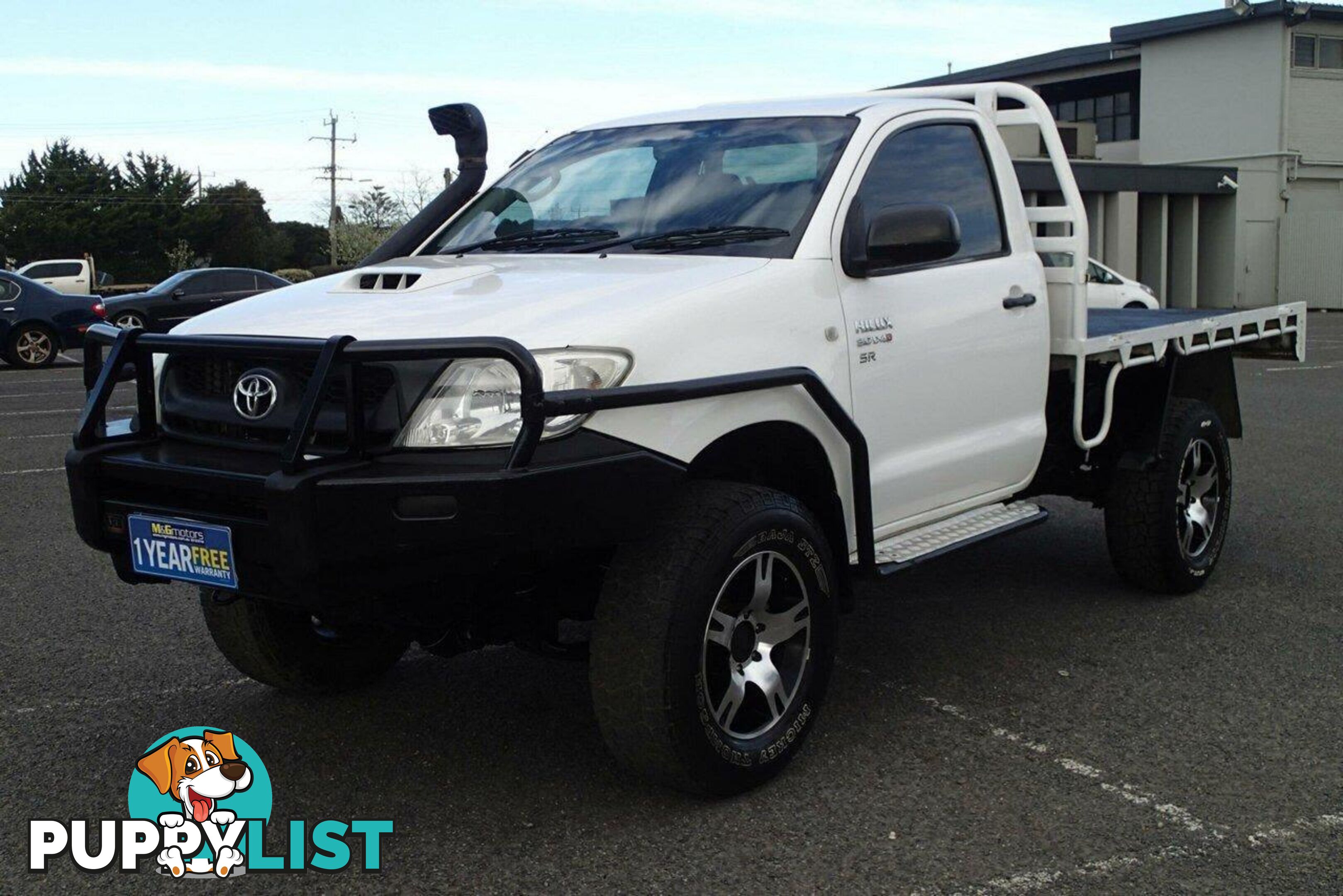 2009 TOYOTA HILUX SR (4X4) KUN26R 08 UPGRADE UTE TRAY, 2 DOORS, 3 SEATS