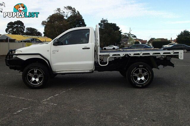 2009 TOYOTA HILUX SR (4X4) KUN26R 08 UPGRADE UTE TRAY, 2 DOORS, 3 SEATS