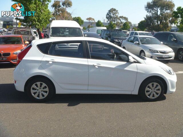 2016 HYUNDAI ACCENT ACTIVE RB4 MY16 HATCH, 5 DOORS, 5 SEATS