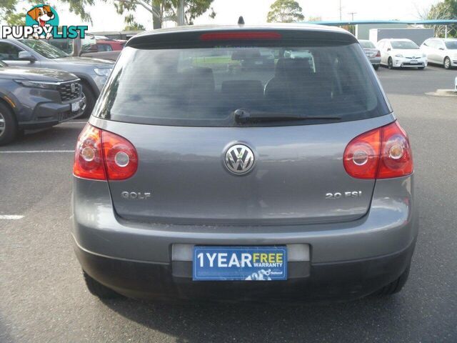2005 VOLKSWAGEN GOLF 2.0 FSI COMFORTLINE 1K HATCH, 5 DOORS, 5 SEATS