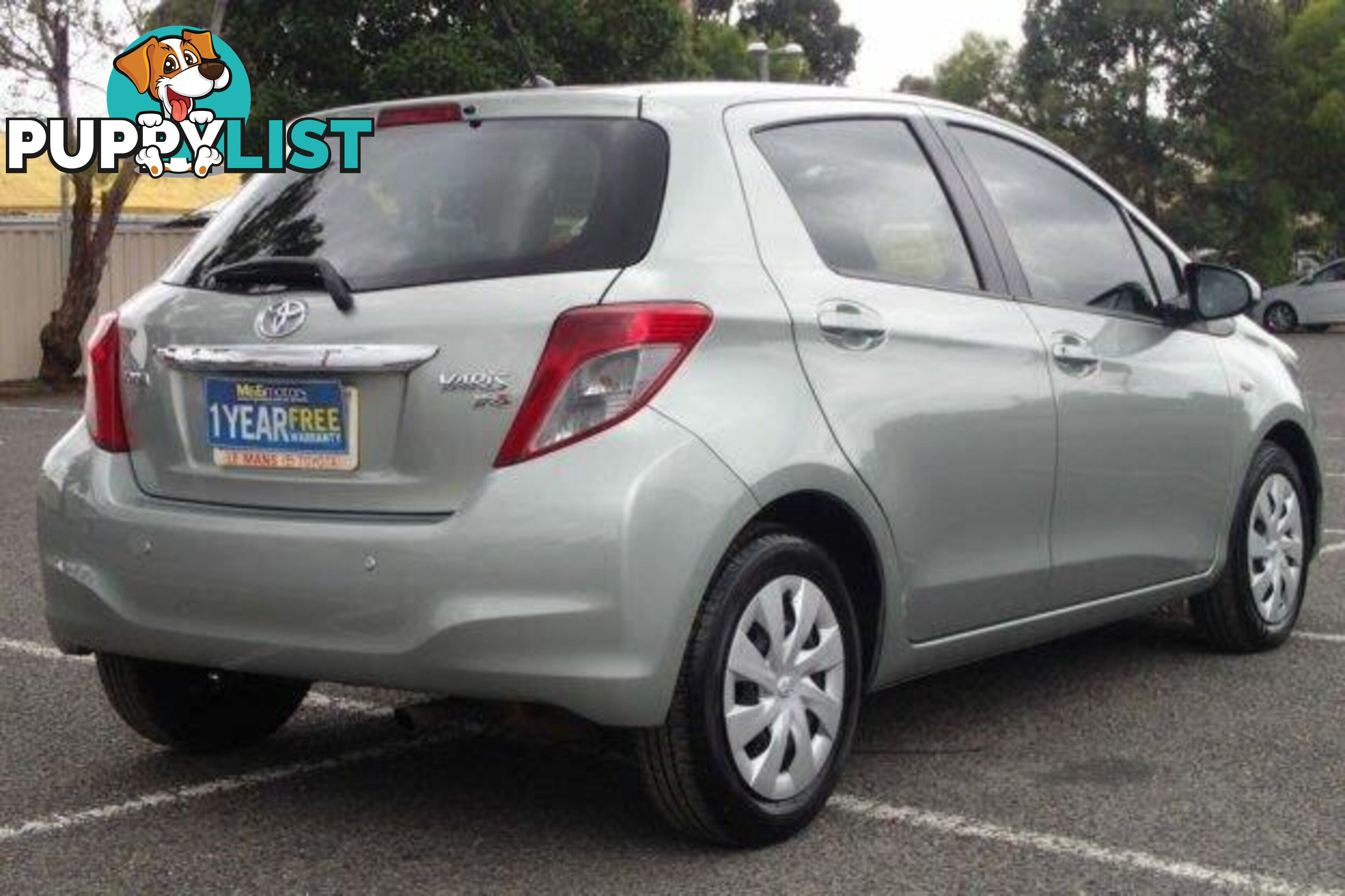 2012 TOYOTA YARIS YRS NCP131R HATCH, 5 DOORS, 5 SEATS