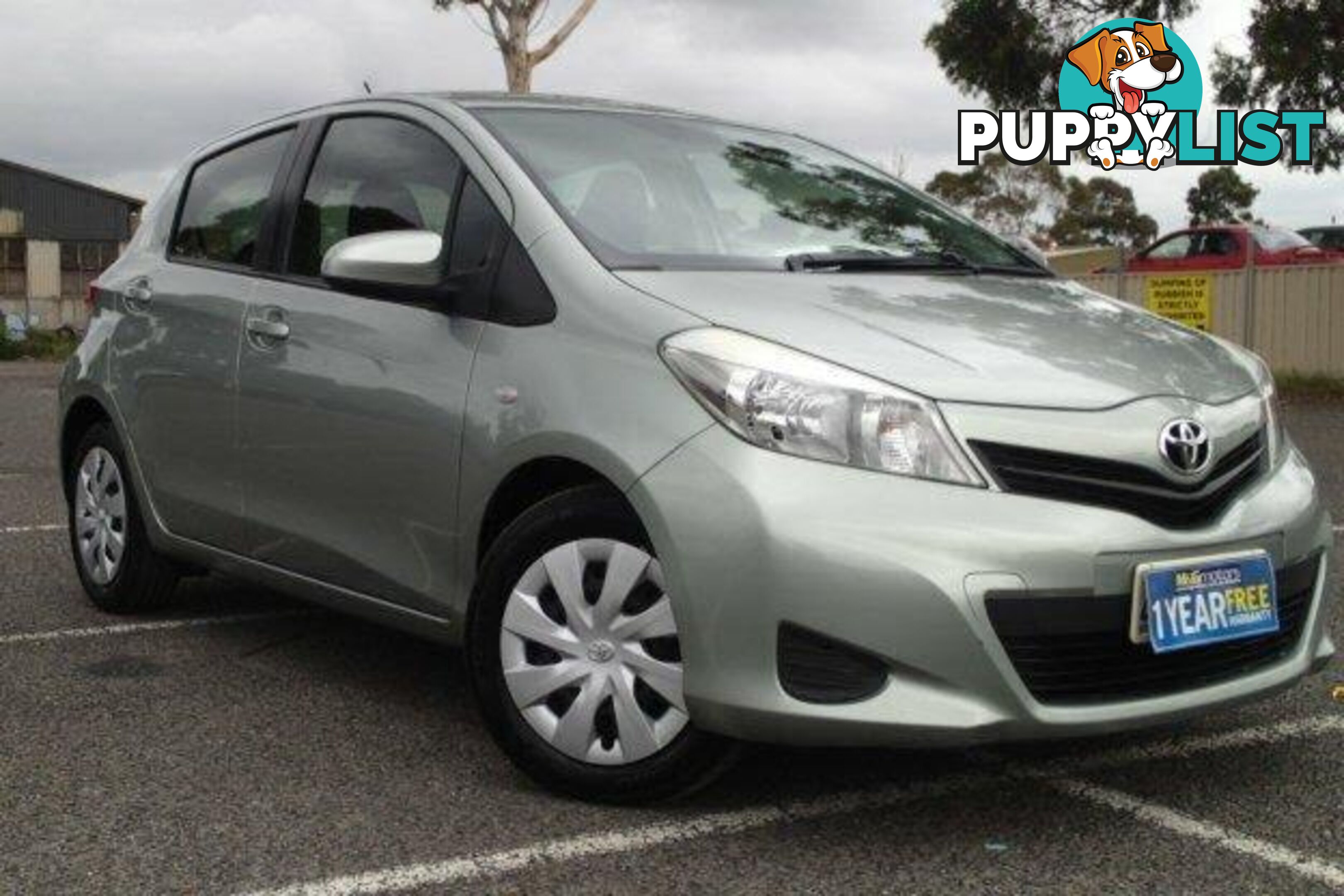 2012 TOYOTA YARIS YRS NCP131R HATCH, 5 DOORS, 5 SEATS