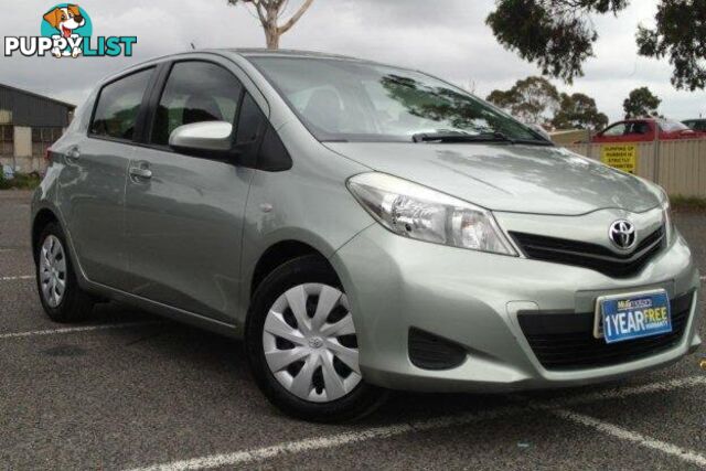 2012 TOYOTA YARIS YRS NCP131R HATCH, 5 DOORS, 5 SEATS