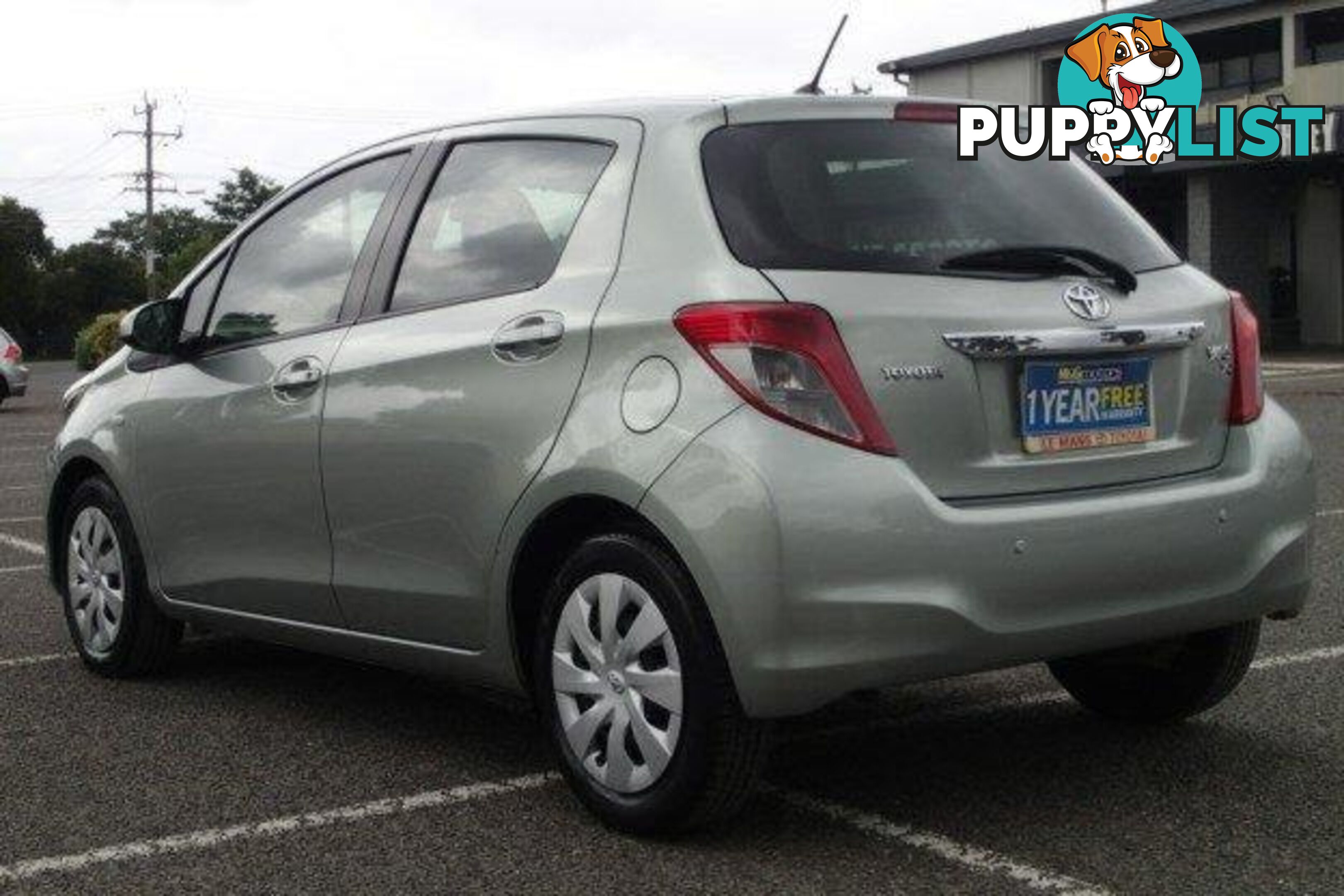 2012 TOYOTA YARIS YRS NCP131R HATCH, 5 DOORS, 5 SEATS