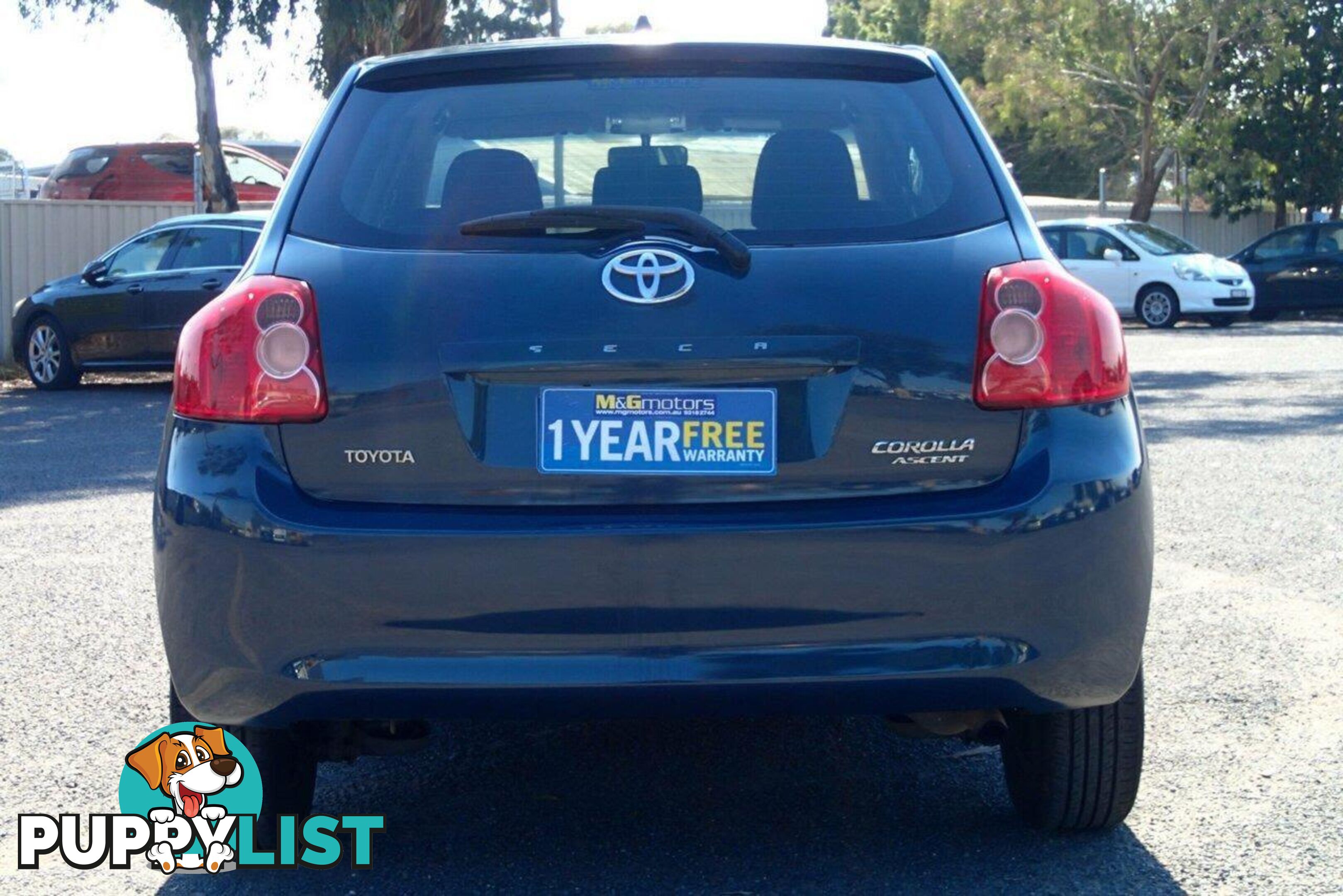 2008 TOYOTA COROLLA ASCENT ZRE152R HATCH, 5 DOORS, 5 SEATS