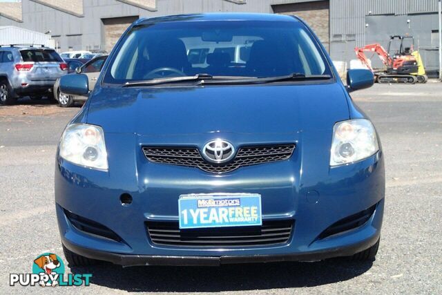 2008 TOYOTA COROLLA ASCENT ZRE152R HATCH, 5 DOORS, 5 SEATS