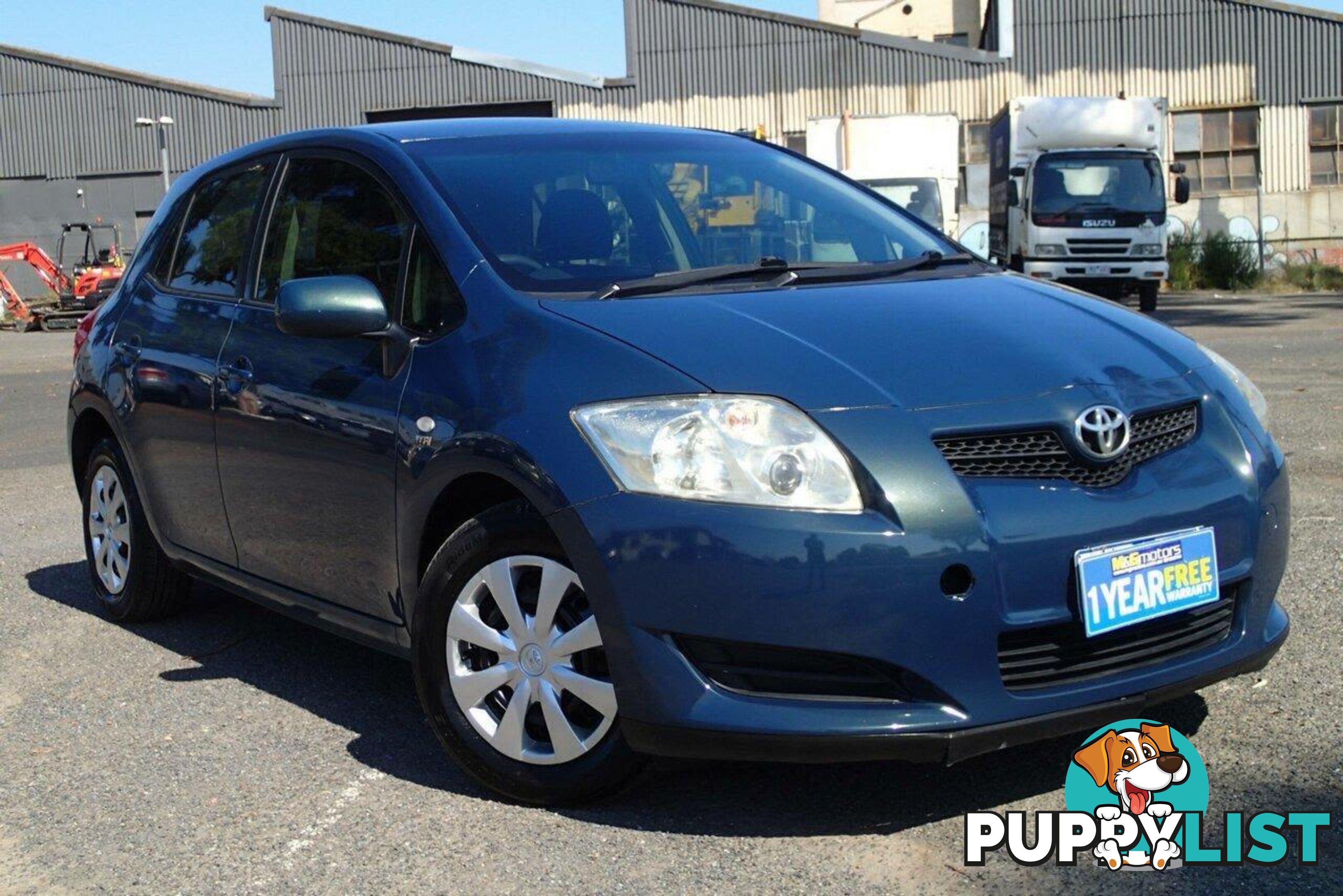 2008 TOYOTA COROLLA ASCENT ZRE152R HATCH, 5 DOORS, 5 SEATS