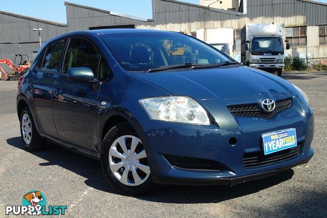 2008 TOYOTA COROLLA ASCENT ZRE152R HATCH, 5 DOORS, 5 SEATS