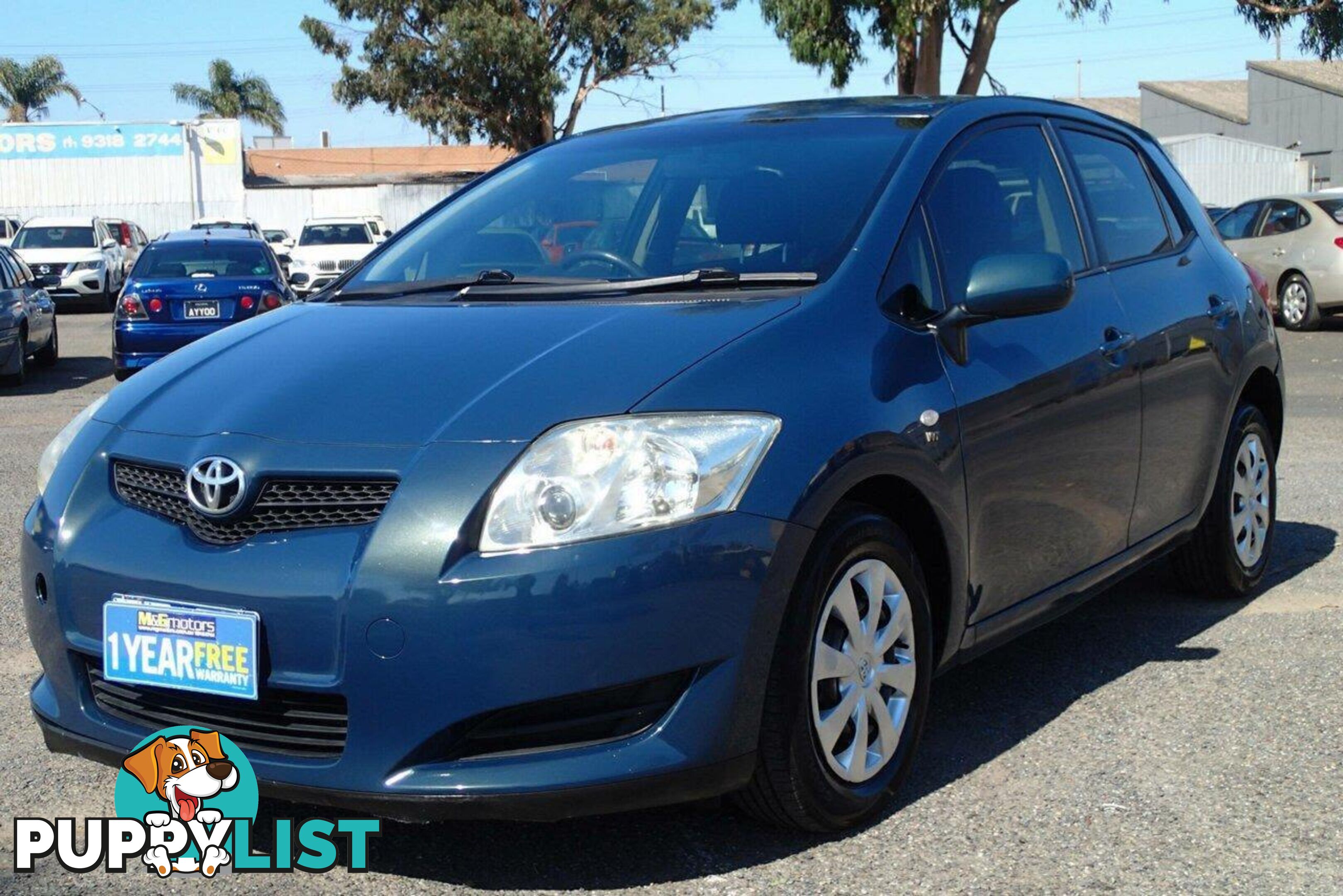 2008 TOYOTA COROLLA ASCENT ZRE152R HATCH, 5 DOORS, 5 SEATS